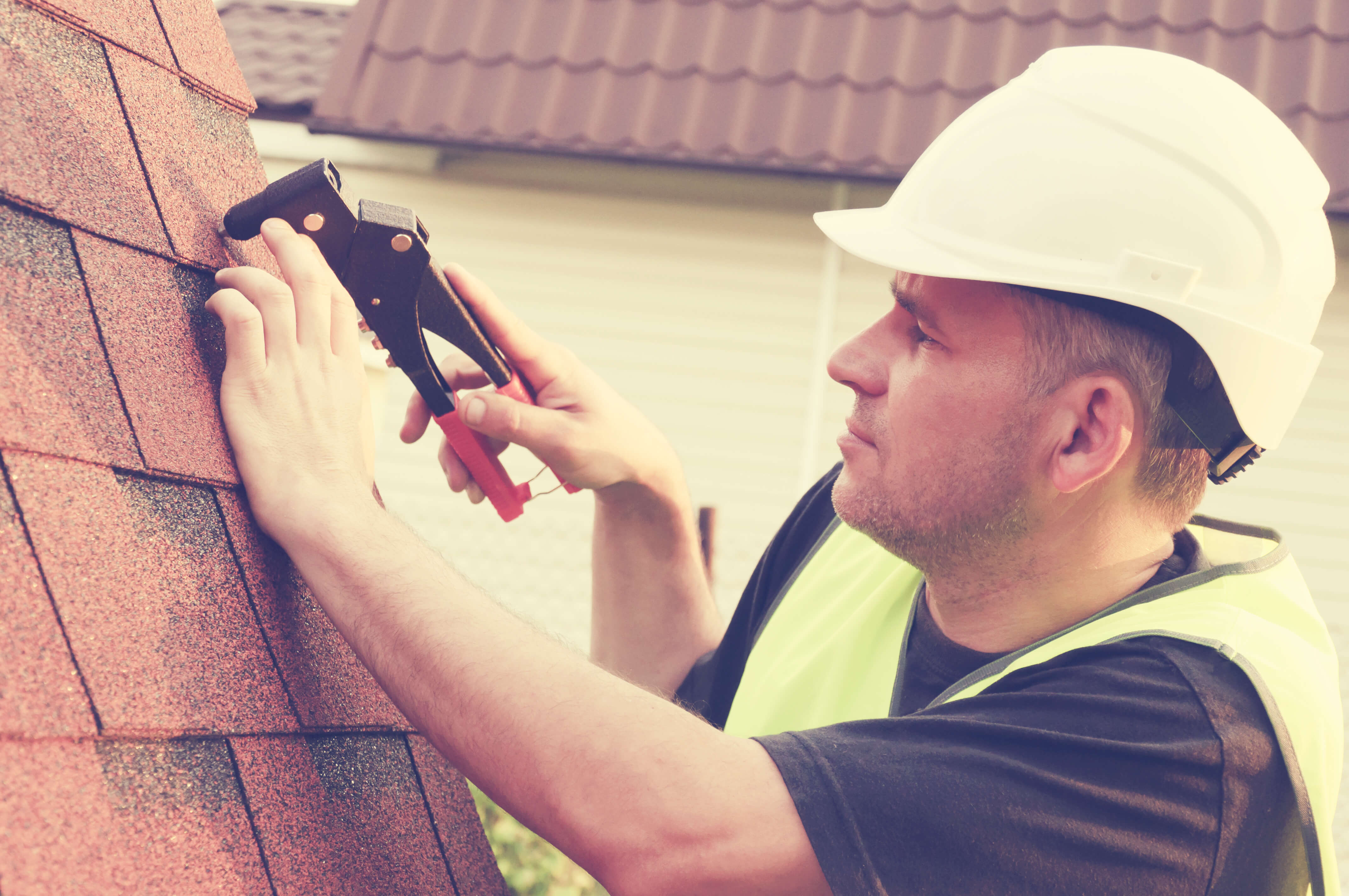 Nailing shingles